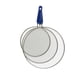 thumbnail image 1 of Pantalla antisalpicaduras para héroes de la cocina, protector de cocina de acero inoxidable, protector contra salpicaduras de grasa, diseño de malla ultrafina, apto para lavavajillas, multiusos para, 1 of 8