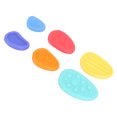thumbnail image 1 of Piedras Sensoriales Para Niños, Patrones Texturizados Portátiles, Piedras Sensoriales De Silicona Silenciosas, 6 Piezas De Tacto Para Niños Y Niñas, 1 of 7