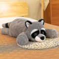 thumbnail image 2 of Fox Alligator Raccoon Sloth Plush Toy Cute Stuffed Animal Pillow Doll-SHUNJING, 2 of 2