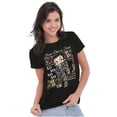 thumbnail image 3 of Betty Boop Urban Florals XOXO Cartoon Womens Slim Fit Graphic Tee Brisco Brands S, 3 of 5