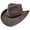 charcoal gray, variant on Vintage Homburg Panama Hat Victorian Age Western Porkpie Hat Top Hat for Dinner Outdoor Casual Wear