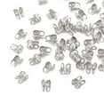 thumbnail image 2 of 50pcs Tarnish Resistant 304 Stainless Steel Bead Tips Calotte Ends Clamshell Knot Cover Stainless Steel color 4x2mm Hole: 1mm, 2 of 6