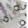 thumbnail image 4 of Ambesonne Floral Grommet Curtain, Minimalist Spring Romance, 50"x84", Violet Pink and Green, 4 of 5