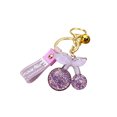 thumbnail image 1 of Youkk Fashion Keychain Personalized Acrylic Bell Keyring Portable Key Chain Decoration Handbag Keys Jewellery Accessory Purple, 1 of 6