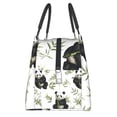 thumbnail image 4 of General Cute Panda Pattern Insulated Lunch Bag, 4 of 8