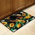 thumbnail image 2 of Autumn Rustic Sunflower Dog Feeding Mat - Non-Slip Washable Pet Placemat with Retro Sunflower and Truck Graphic, 2 of 4