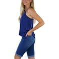 thumbnail image 4 of ToBeInStyle Women's Strappy Back V-Neck Camisole Top, 4 of 6