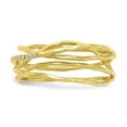 thumbnail image 3 of Primal Gold 10 Karat Yellow Gold Cubic Zirconia Ring, 3 of 7