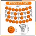 thumbnail image 2 of Banner RICHHHA con temática de baloncesto, 4 unidades, decoración para fiestas de baloncesto, 2 of 6
