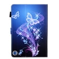 thumbnail image 4 of Kindle Fire HD 8" 2020 Case, Dteck PU Leather Folio Flip Stand Case With Built-in Card Slots Compatible With All-New Amazon Fire HD 8 / HD 8 Plus Tablet (10th Generation 2020), Purple Butterfly, 4 of 8