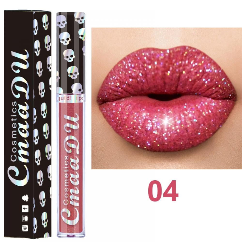 8 Colors Sexy Lips Makeup Shimmer Lip Gloss Lipstick Long Lasting