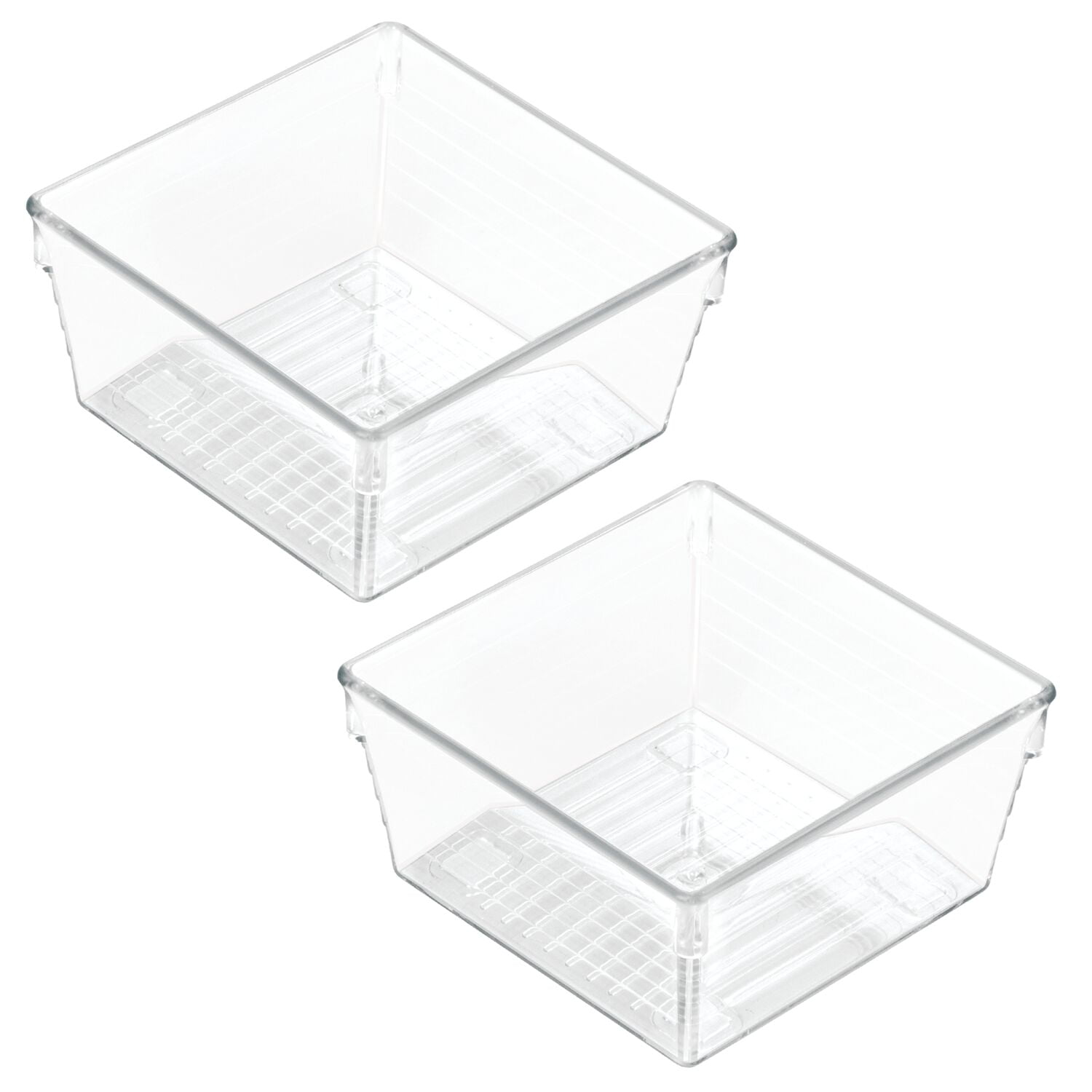 Small 4 x 4 x 2 Plastic Organizer Tray Clear - Brightroom™