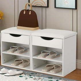 Yosoo Home Entryway Hallway Shoe Bench Wooden Shoes Storage Bench