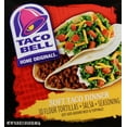 Taco Bell Home Originals Soft Taco Dinner Flour Tortillas, Salsa