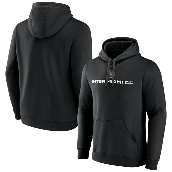 Men's Black Inter Miami CF Victory Arch Pullover Hoodie