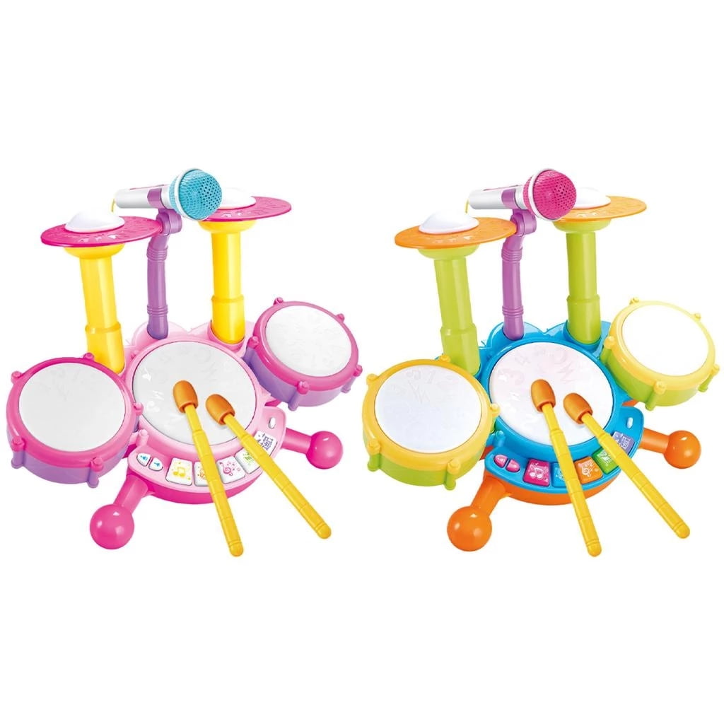 Kids Drum Set Musical Instrument Toys Drum Set for Toddlers 13