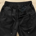 thumbnail image 5 of Men’s Casual Joggers Pants, Trousers, Elastic Waist Zipper Pocket Straight Leg, Lightweight Breathable Quick Dry for Gym Workout Running Hiking Daily | AKLJWH,Black L, 5 of 9