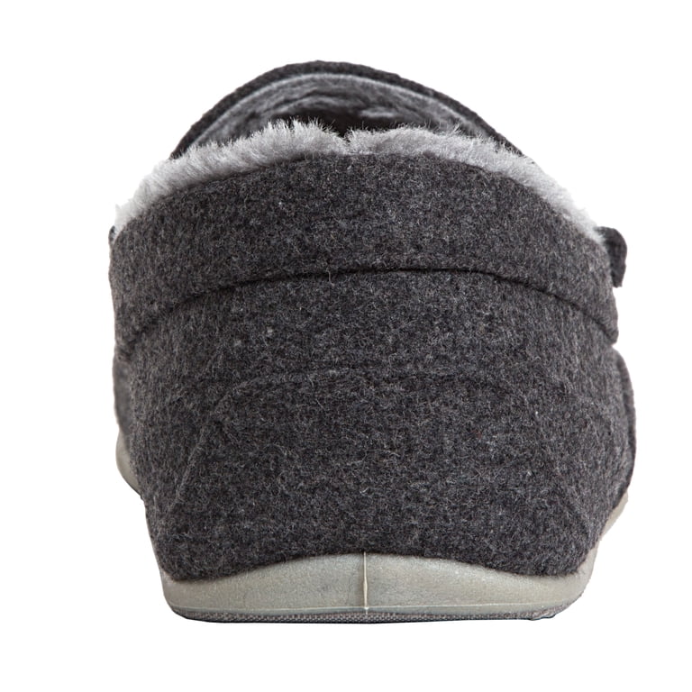 Deer Stags Spun Dark Grey Mens 9W Deer Stags Unisex Spun Wool Slipper - Dark Grey - 9 Wide  main image 2