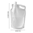 thumbnail image 2 of Bolsa de agua potable plegable de 2L, contenedor de agua transparente para acampar al aire libre, 2 of 6
