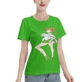 thumbnail image 2 of T-Shirt Basique à Manches Courtes pour Femmes Sailor Moon Makoto Kino, 2 of 6