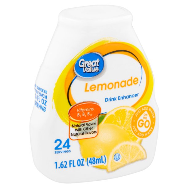 Great Value Lemonade Drink Enhancer, 1.62 fl oz