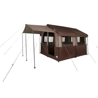 2 pack) OZARK TRAIL 12X10FT WALL TENT WITH STOVE JACK - Walmart.com