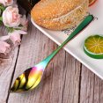 thumbnail image 3 of 1PC Stainless Steel Seasoning Scoop Pointed Waterdrop Design Sauce Dressing Spoon Spice Spoon for Home Kitchen Restaurant (Iridescent), 3 of 9