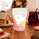 thumbnail image 1 of Vajilla de papel desechable con copos de nieve y árbol de Navidad rosa | Platos, vasos y servilletas de 18 y 23 cm | Artículos de papel aptos para uso alimentario para fiestas, reuniones y, 1 of 6