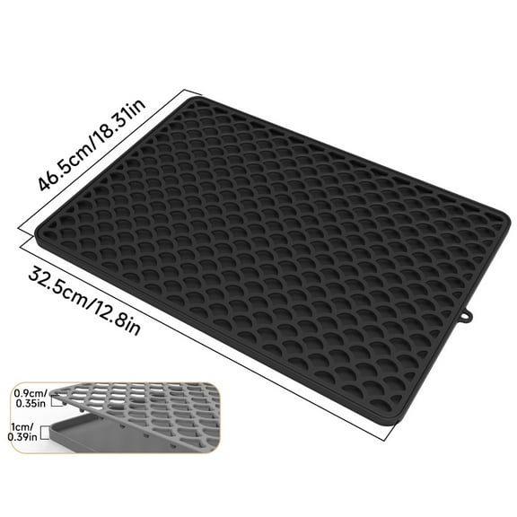 New Double Layer Cat Litter Mat Non-slip Silicone Cat Litter Trapping Pad Waterproof Washable Pet Mat Cat Supplies