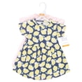 thumbnail image 2 of Hudson Baby Infant and Toddler Girls Cotton Dresses, Blue Lemon, 4T, 2 of 4