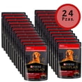 thumbnail image 1 of Alimento Humedo Para Perros Adultos Pro Plan  Pouch Sobres Sabor Carne en Salsa (24 Pzas.), 1 of 3