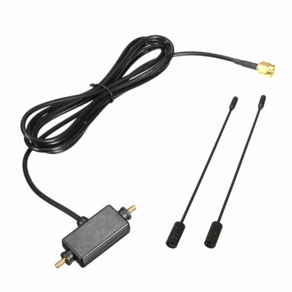 Antenne DVB-T/CMMB Antenne de Voiture Type T Antenne TV Numérique Connecteur Mâle SMA Noir