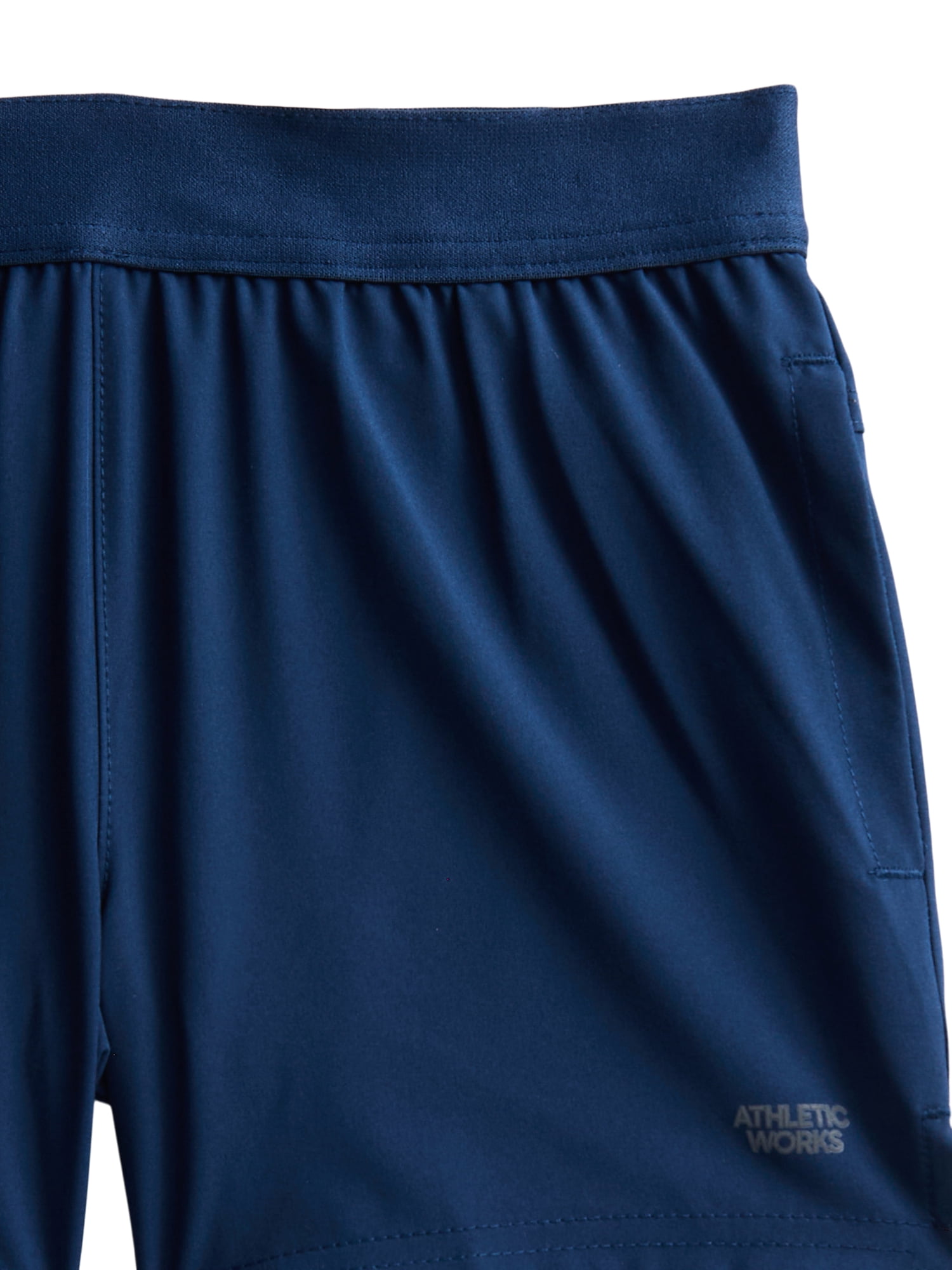 Athletic Works Boys 2-in-1 Training Shorts with Compression Liner, Sizes 4-18