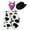 Hot Pink, variant on vastwit Cowboy Costume Kids Cowgirl Cosplay Outfits Cow Print Vest with Bandanna and Hat Set for Navy Blue 3T