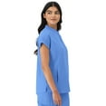 thumbnail image 4 of Hanes Women's Scrubs Mandarin Collar Scrub Top, Comfort Fit, Pockets, Sizes XS-3XL, 4 of 9