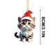 thumbnail image 3 of Ideas navideñas Gatitos Colgante de coche Mochila Colgante matrícula, 3 of 5