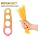 thumbnail image 4 of Pasta Fideos 3 piezas Control de porciones Regla de 4 agujeros Herramientas pequeñas de metal Acero inoxidable, 4 of 6