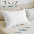 thumbnail image 2 of 2 Fundas De Almohada 2800 Hilos Estandar Xtellar Blanco, 2 of 3