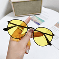 thumbnail image 2 of Gafas de sol de moda europea y americana, gafas de Metal marinas personalizadas, gafas de sol ovaladas de moda para mujer, 2 of 5