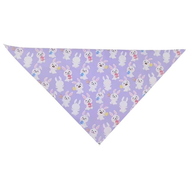 TIELUTT Easter Dog Bandana Triangle Pet Scarf Easter Bunny Rabbit And Egg Pet Bandana for Small Medium Dogs Cats Accessories Leather Dog Dog Color Dog Custom Custom Dog Easter Dog Bow Tie