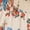 Apricot, variant on New Spring/Summer Women's Elegant Printed Waist-Slimming Short-Sleeve Dress