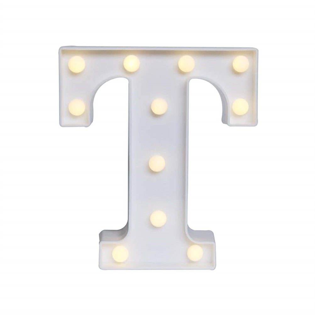 LED Alphabet Letter Light Up Sign for Wedding Home Party Bar,Love-White 