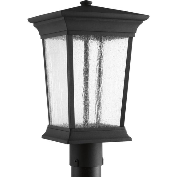 Progress Lighting Arrive 1-Lt. Post Lantern (9") w/AC LED Module - Black - P6427-3130K9