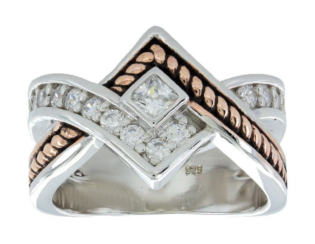 Montana Silversmiths Western Jewelry Womens Ring Clasped Rope RG154