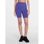 Women's and Women's Plus High Rise Bike Shorts, 7" Inseam, Size XS-4X
