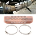 thumbnail image 4 of Cubierta Silenciador De Escape Tubo Protector Térmico Cubierta Protector Universal Piezas De Motocicleta Oro Rosa, 4 of 7