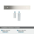 thumbnail image 5 of Amerock Maymont 5-1/16 inch (128mm) Center-to-Center Rectangle Polished Nickel Cabinet Pull Backplate, 5 of 7