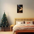 thumbnail image 4 of ZHONGYUTONG Nativity Canvas Wall Decor Christmas Wall Art Baby Jesus Birth of Jesus Picture Vintage Christian Poster Print for Home Decor Framed (12" x 18"), 4 of 6