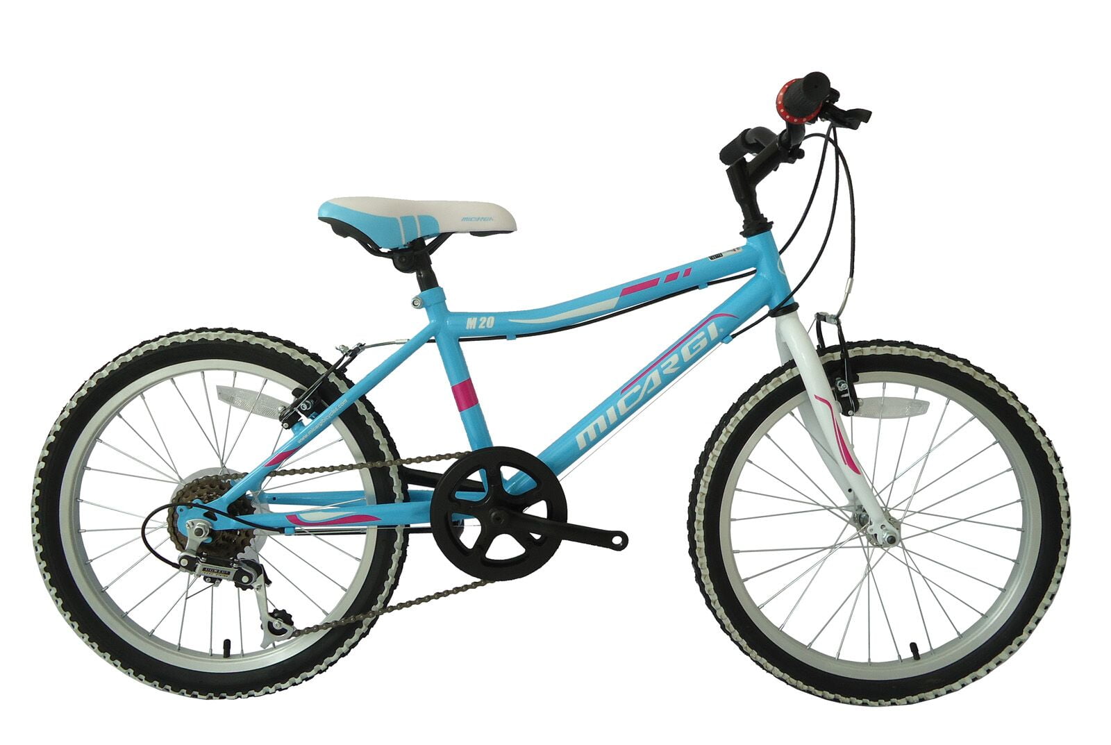 baby blue mountain bike