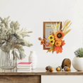 thumbnail image 4 of Wreaths For Front Door, Wooden Framed Autumn Decor, Fall Wall Decorations For Home, Living Room, Porch, Bedroom, Prefect Ornaments For Holiday Party X, 4 of 4